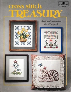Cross Stitch Treasury | Coats & Clark 5950-04 Instruction for 21 Projects NEW! - Picture 1 of 1
