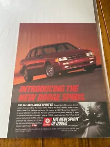 Oldtimer 1988 Dodge Spirit Autoanzeige - Bild 1 von 1