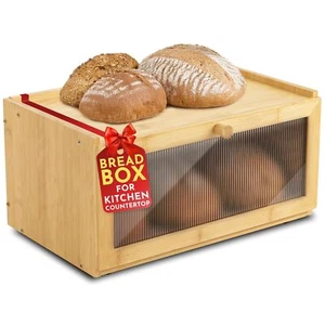 Caja de pan azul extra grande Culinary Couture para encimera de cocina - Tiene capacidad para 2... - Imagen 1 de 6