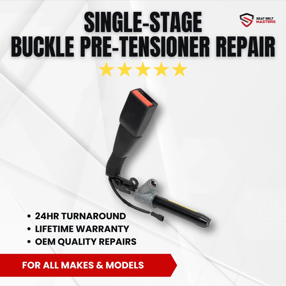 РЕМОНТ ПРЕДНАТЯЖИТЕЛЯ ПРЯЖКИ РЕМНЯ БЕЗОПАСНОСТИ ДЛЯ MITSUBISHI (ВСЕ ДЕЛАЕТ ВСЕ МОДЕЛИ) - Изображение 1 из 3