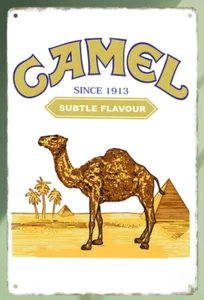 ★★ MAGNIFIQUE PLAQUE DECORATIVE : CIGARETTES CAMEL  ★★ O - Picture 1 of 1