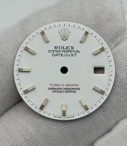 Rolex 100% genuine White dial "Turn-o-Graph" for 16264 and 116264, MINT - Picture 1 of 9