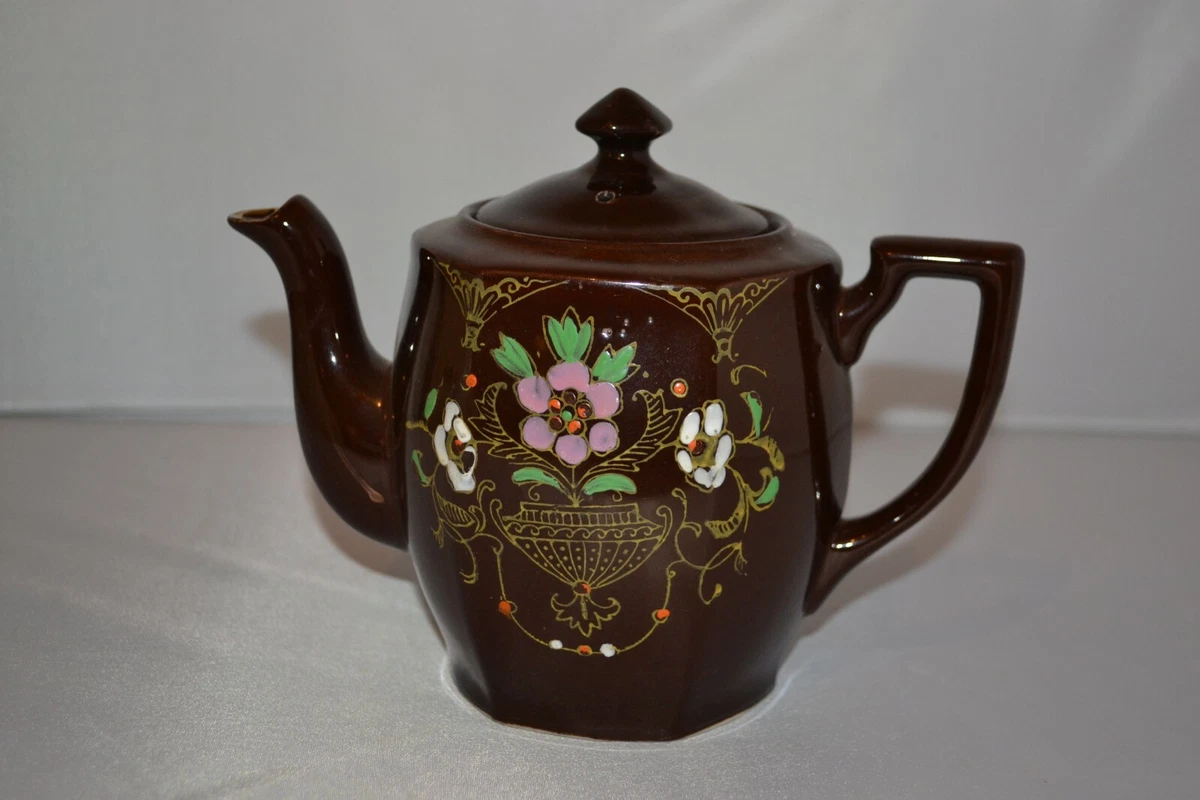 陶瓷棕色1920-1949 时间段生产收藏品茶壶、茶具套装| eBay