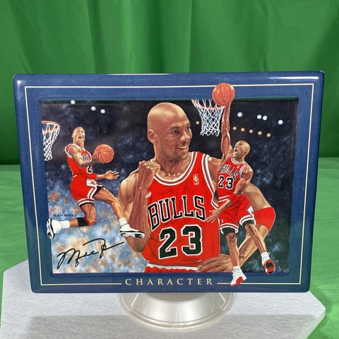 Chicago Bulls Michael Jordan Upper Deck Plate, 9 x 7, Michael Jordan Memorabilia Cover