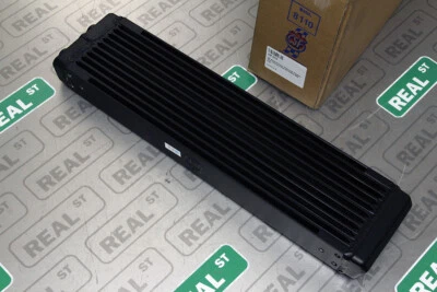 CSF Black Universal 10 Row Dual-Pass Oil Cooler Fits Porsche IROC Front Bumper - Image 1 of 4