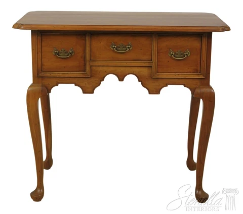 56994EC: STICKLEY Queen Anne Cherry Lowboy Dressing Table Cover