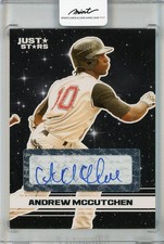 2008 Just Minors Just Stars Black Edition Andrew Mccutchen Autograph 17/25