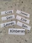 Personalised Custom Name Text Vinyl Sticker Transfer Decal self adesive. H. 30mm