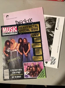 PRECIOUS METAL Press Glam Hard Rock Promo Kit Poster Megadeath Cover Mag 1990 - Picture 1 of 8
