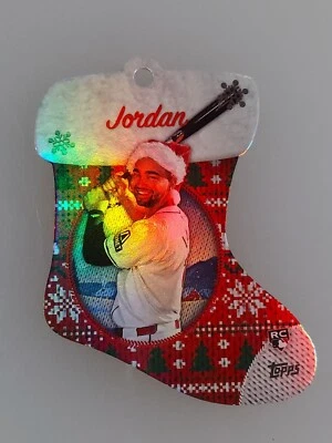 2024 Topps Holiday JORDAN LAWLAR RC Stocking Ornament Arizona Diamondbacks  - Image 1 of 2