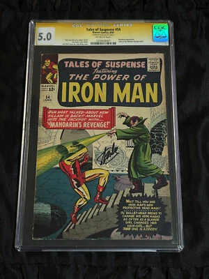 Marvel Comics 1964 Tales of Suspense #54 CGC 5.0 ¡Firma perfecta de Stan Lee! Foto 1 de 4