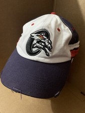 Vintage Chillicothe Paints Stripes Hat Frontier League Baseball Hat Rare Vhtf