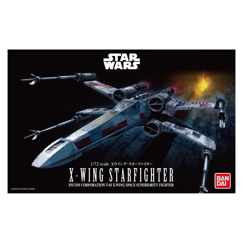 Kit Bandai Star Wars caccia stellare X-WING Starfighter 1/72 - Immagine 1 di 1