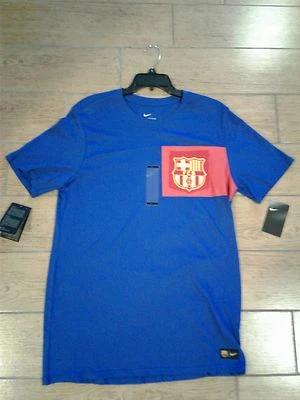 Nike FC Barcelona Crest T-Shirt 832658-480 Royal Blue Men's Size XL - Image 1 of 4