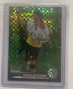 2022-23 Topps Stadium Club Chrome UEFA #78 Shinji Kagawa Green X-Fractor /175 - Picture 1 of 2