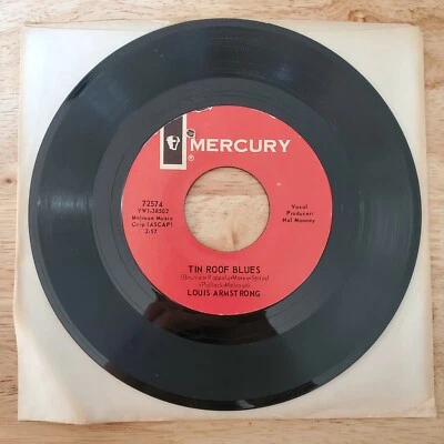 Louis Armstrong Tin Roof Blues/Mame 7" 45 RPM MERCURY 72574 - Image 1 of 3