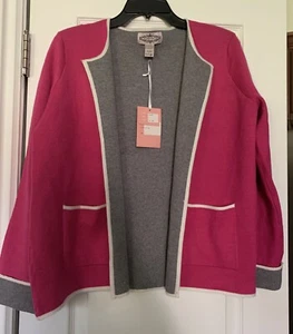 Oliver by Escio Damen Strickjacke vorne offen Hot Pink Langarm .Gr:L - Bild 1 von 8