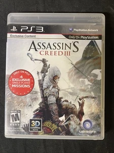 Assassin's Creed III (Sony PlayStation 3, 2012) PS3 - Picture 1 of 3