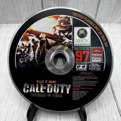 CALL OF DUTY WORLD AT WAR (демо-диск #97) (Microsoft Xbox 360) COD - Изображение 1 из 3