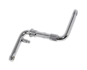 1 One Piece Crank Arm Set Kids BMX Lowrirder Bicycle Bike 4 Inch Chrome - Picture 1 of 1