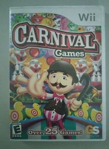 Carnival Games (Nintendo Wii, 2007) komplett hat einige Kratzer - Bild 1 von 7
