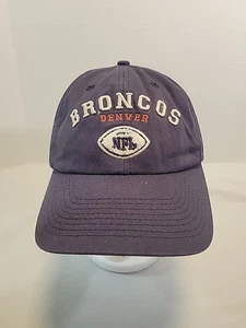 Vintage Denver Broncos Pro Line Puma Hat Blue Hook & Loop Strap Embroidered Logo - Picture 1 of 15