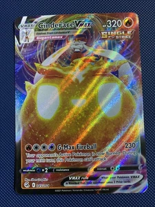 Cinderace VMAX 045/264 Ultra Rare SWSH08: Fusion Strike Pokemon Card NM - Picture 1 of 6