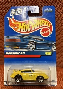 1999 Vintage Hot Wheels PORSCHE 911 Blue Card Collector #995 - Picture 1 of 2