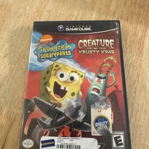 SpongeBob SquarePants Creature from the Krusty Krab Nintendo Gamecube Complete - Picture 1 of 3