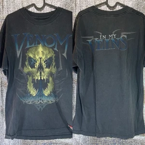 WWE WEAR Randy Orton Venom In My Veins Black Graphic T-Shirt Gr. L Wrestling - Bild 1 von 6