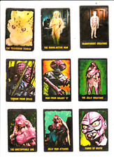 OUTER LIMITS 50 Gum Cards Full Set (Topps) Bubbles inc UK Rare 1964/1966 a&bc