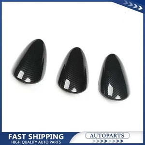3X ABS Carbon Fiber Pattern Interior Gauge-Pad Cover Trim For Nissan 2009-2020 - Picture 1 of 8