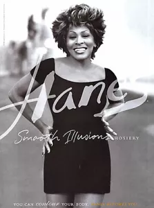 1996 Hanes Tina Turner silk reflections hosiery sexy legs 1-page MAGAZINE AD - Picture 1 of 1