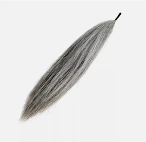 DOBLE MEDIO GRIS OZ Caballo Cola Falsa 80CM 32"" 360g Falsa Cola de Caballo EXTENDIDA - Imagen 1 de 2
