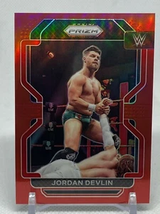 2022 WWE Prizm Jordan Devlin #168 True RED Prizm /299 1st Prizm Card - Picture 1 of 2