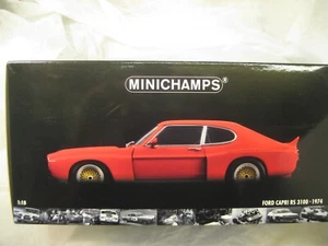Minichamps Ford Capri RS 3100 ( 1974 ),1:18, unbespielt Werbemodell/Sondermodell - Bild 1 von 2