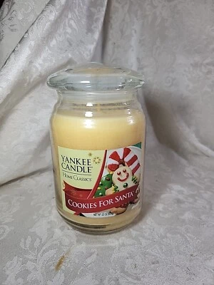 Yankee Candle Home Classics biscoitos para Papai Noel frasco grande - NOVO - Perfume aposentado - Imagem 1 de 4