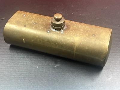 Ancienne rare bouillotte chauffe pieds cuivre  28 cm - Photo 1/4