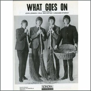 The Beatles 1965 What Goes On Sonora Sheet Music (Scandinavia) - Bild 1 von 1