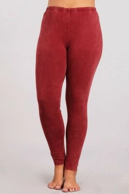 Leggings Chatoyant Talla Grande Lavado Mineral Arcilla Quemada 3XL Foto 1 de 4