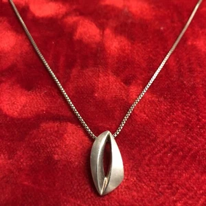 Halskette 925 Silber mit Anhänger Damen Damenhalskette elegant - Bild 1 von 4