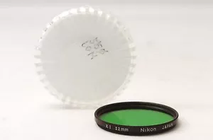 @ SakuraDo Camera @ Rare! @ Nikon X1 Green 52mm Black Rim Lens Filter from Japan - Picture 1 of 5
