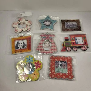 Mini Picture Frames Refrigerator Magnets New in Package 8 - Picture 1 of 8