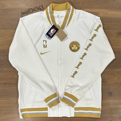 Boston Celtics Nike 2024 NBA Finals Championship Authentic Showtime Jacket NEW - Image 1 of 4