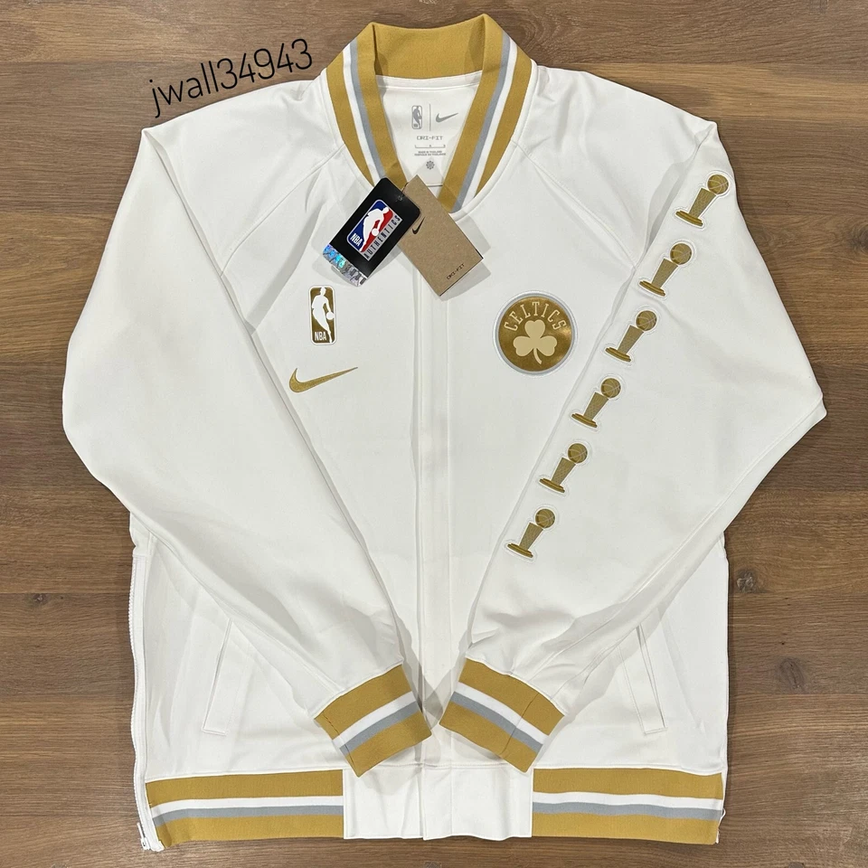 Boston Celtics Nike 2024 NBA Finals Champions Banner Authentic Showtime Jacket - Image 1 of 4