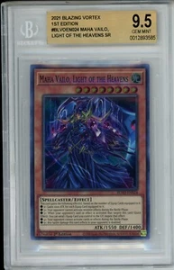 Yugioh! Maha Vailo, Light of the Heavens - BLVO-EN024 - Super Rare - 1st BGS 9.5 - Picture 1 of 2