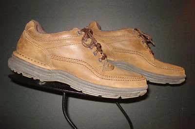 Rockport Burnished Brown Nubuck Leather Casual Walking Oxford Sz. 37.5 / 7 US  - Image 1 of 4