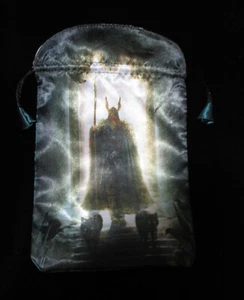 SEALED NEW! SATIN RUNIC TAROT CARDS RUNE STONES OR TRINKET BAG 6" X 9" - Picture 1 of 7