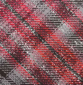 SUPER SNUGGLE FLANNEL Sewing Fabric 1.722 Yds (62") x 42" SWEATER PLAID Diag - Picture 1 of 3