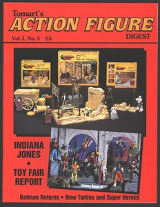 Action Figure Digest #4 VTG 1992 Indiana Jones Action Figures Cover - Picture 1 of 2
